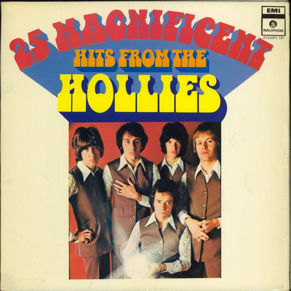 The Hollies 25 Magnificent Hits From The Hollies South African 2-LP vinyl record set (Double LP Album) PCSJ(W)187