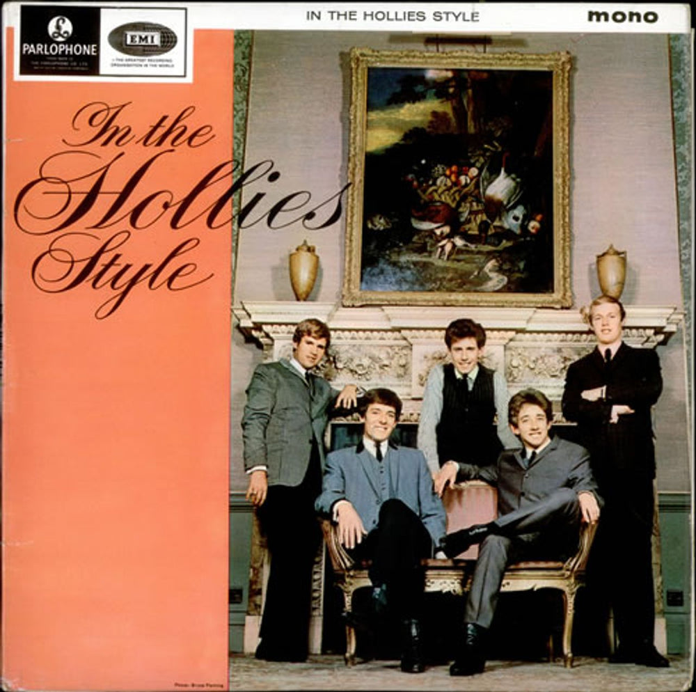 The Hollies In The Hollies Style - 1st UK vinyl LP album (LP record) PMC1235