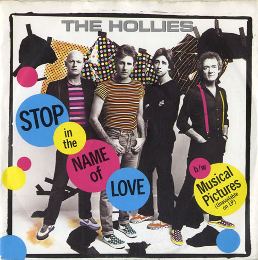 The Hollies Stop In The Name Of Love - P/S UK 7" vinyl single (7 inch record / 45) U9888