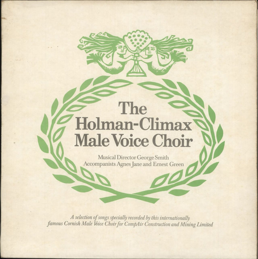 The Holman-Climax Male Voice Choir The Holman-Climax Male Voice Choir UK vinyl LP album (LP record) SM10