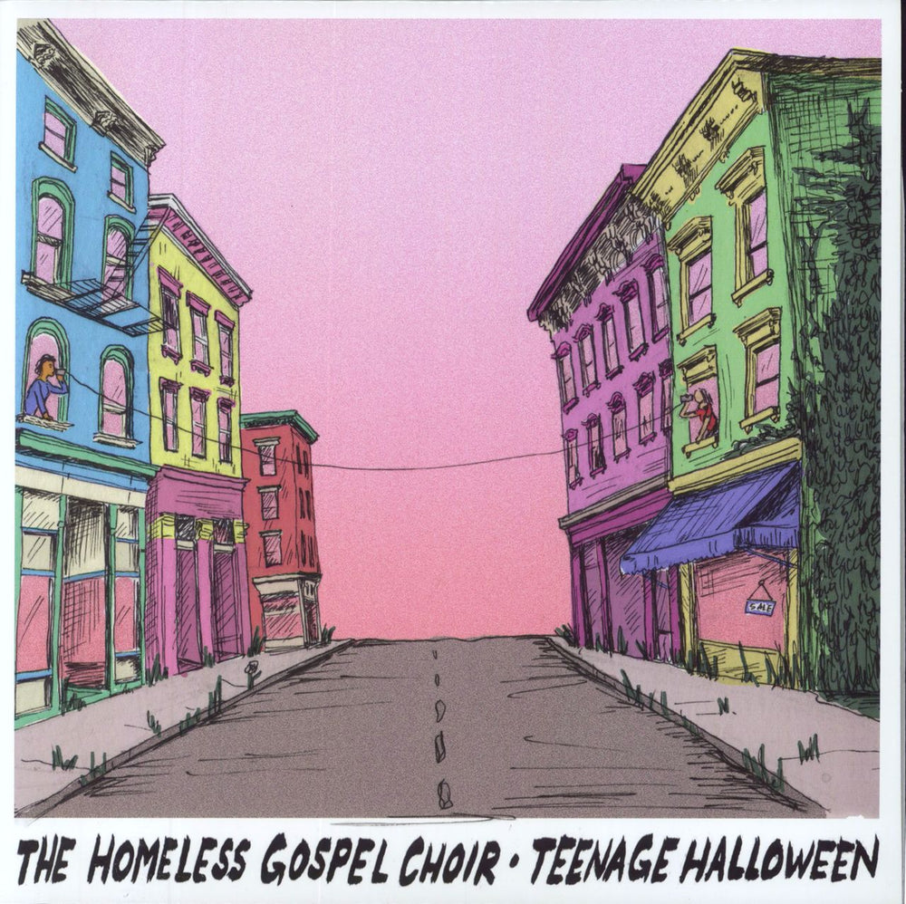 The Homeless Gospel Choir The Homeless Gospel Choir/Teenage Halloween - Yellow Vinyl US 12" vinyl single (12 inch record / Maxi-single) DG-265