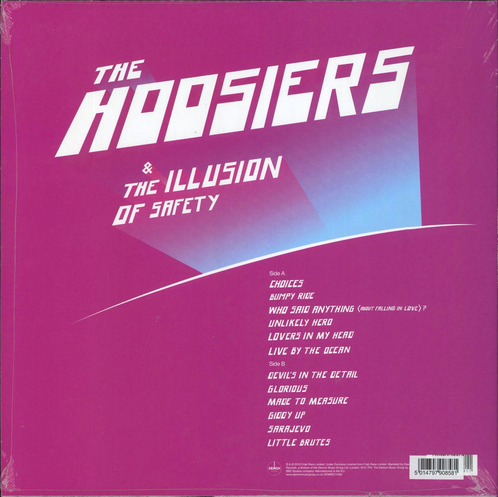 The Hoosiers & The Illusion Of Safety + Signed Insert - Sealed UK vinyl LP album (LP record) 5014797908581