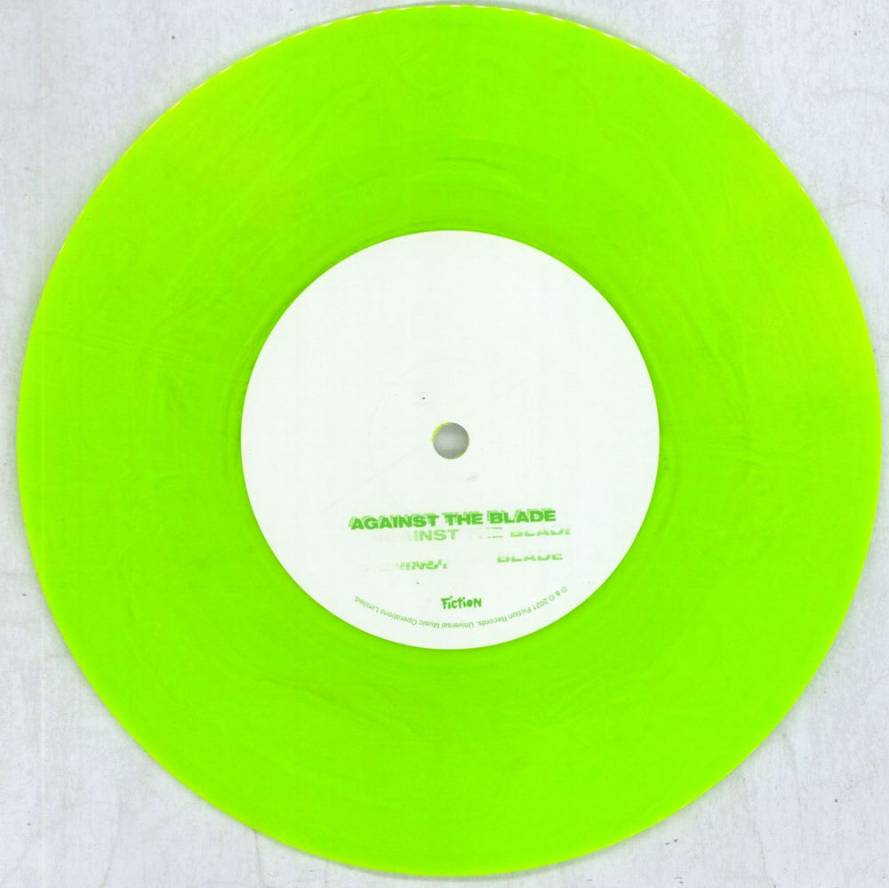 The Horrors Against The Blade - Green Vinyl UK 7" vinyl single (7 inch record / 45) HO507AG826639