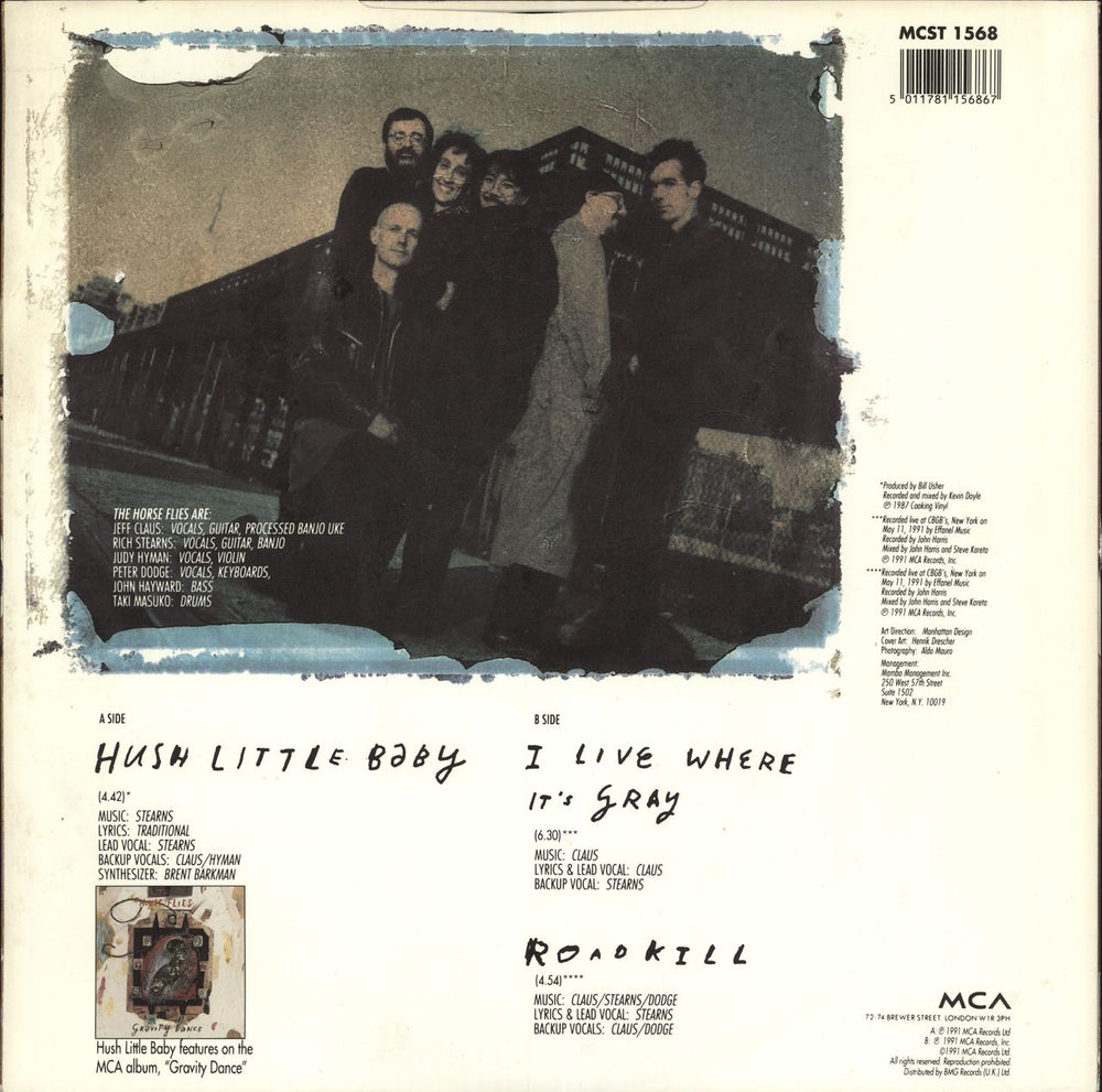 The Horse Flies Hush Little Baby UK 12" vinyl single (12 inch record / Maxi-single) 5011781156867