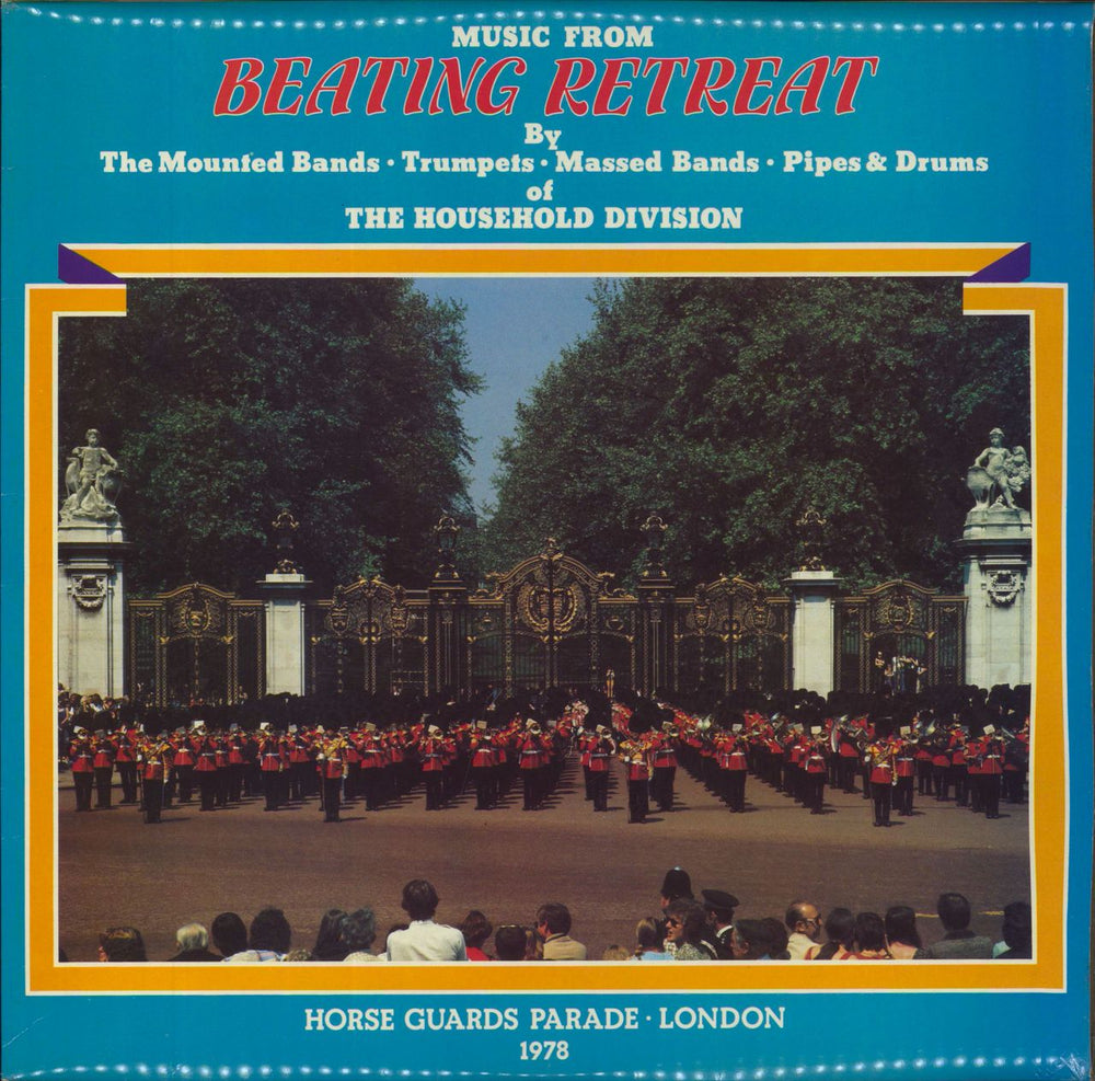 The Household Division Beating Retreat 1978 UK vinyl LP album (LP record) HD51