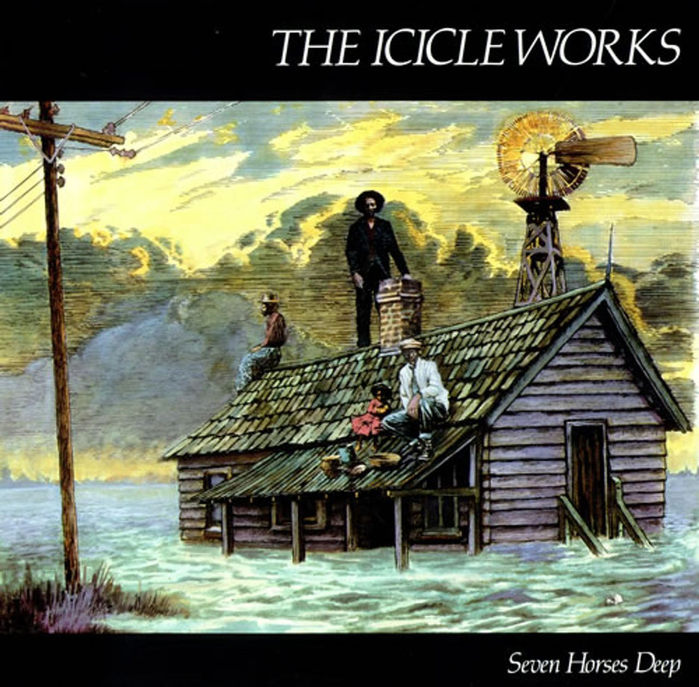 The Icicle Works Seven Horses Deep EP Canadian 12" vinyl single (12 inch record / Maxi-single) TIW1