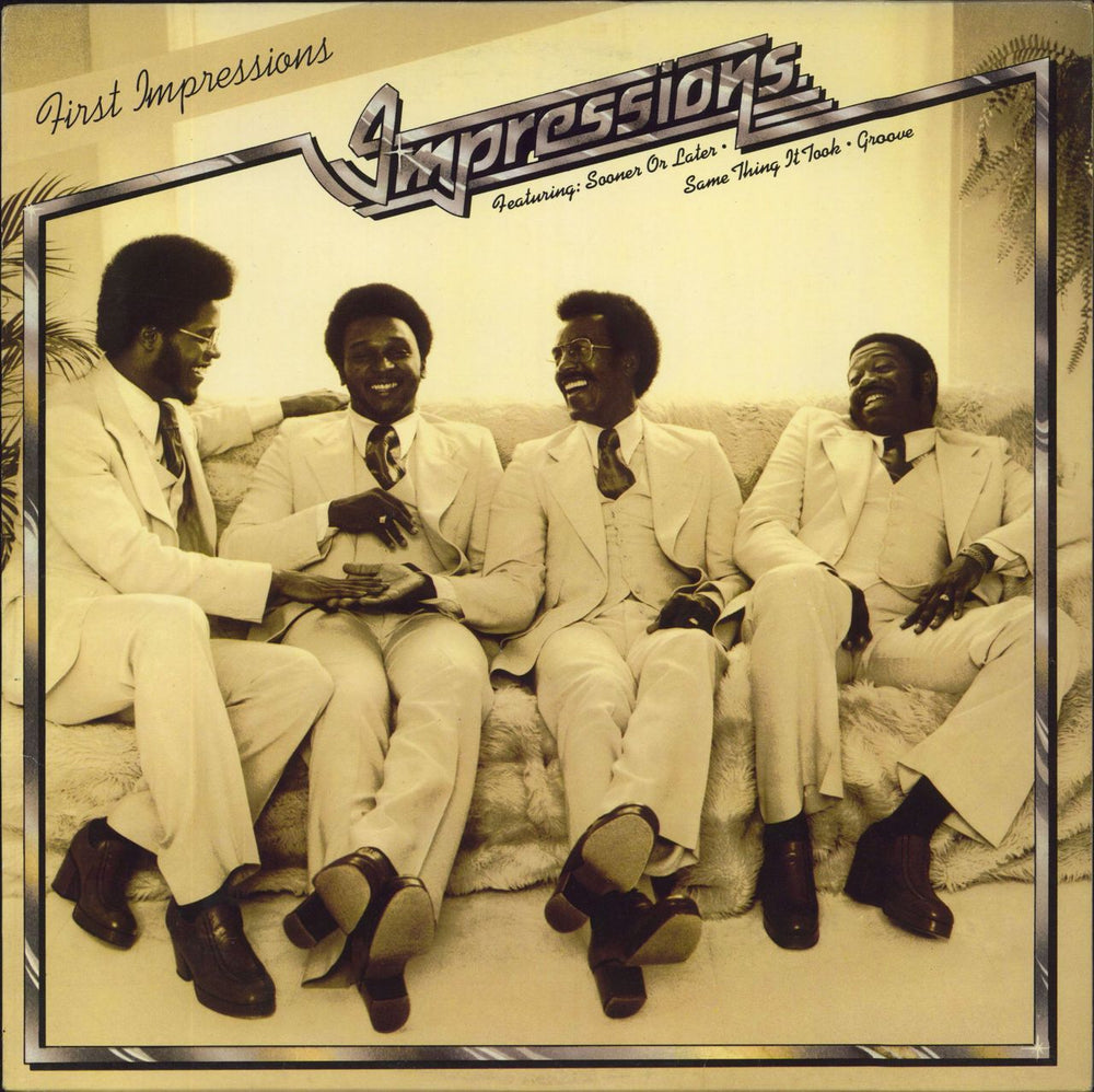 The Impressions First Impressions UK vinyl LP album (LP record) RSS009