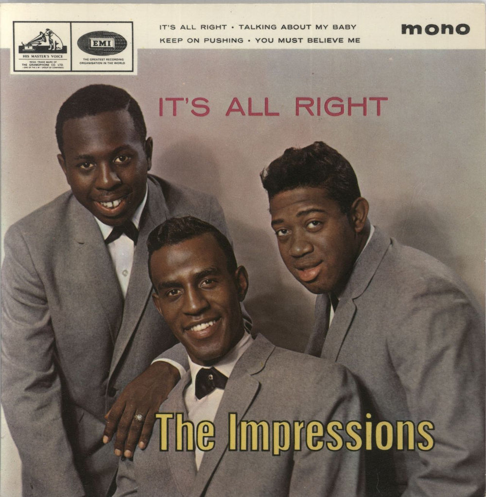 The Impressions It's All Right EP UK 7" vinyl single (7 inch record / 45) 7EG8896