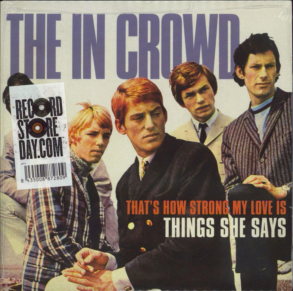 The In Crowd That's How Strong My Love Is - RSD16 - Sealed Spanish 7" vinyl single (7 inch record / 45) MR7280