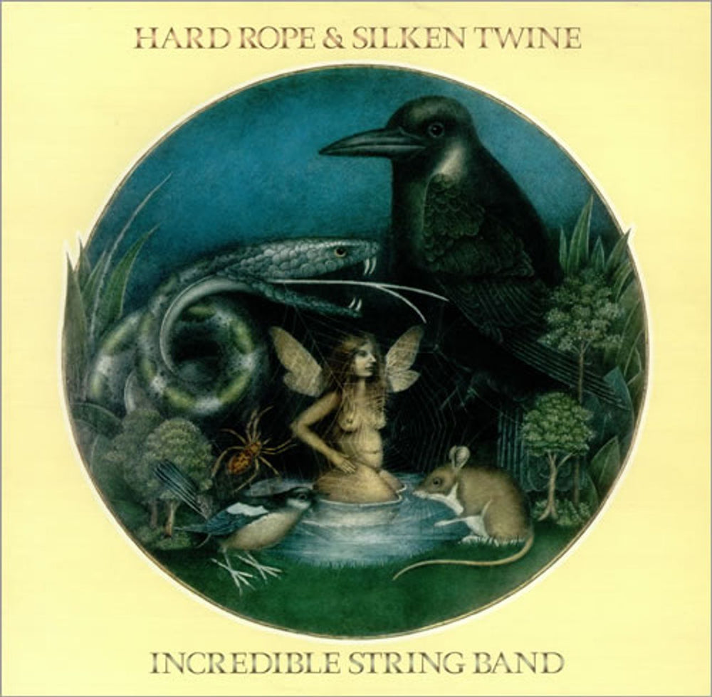 The Incredible String Band Hard Rope & Silken Twine + lyric inner UK vinyl LP album (LP record) ILPS9270