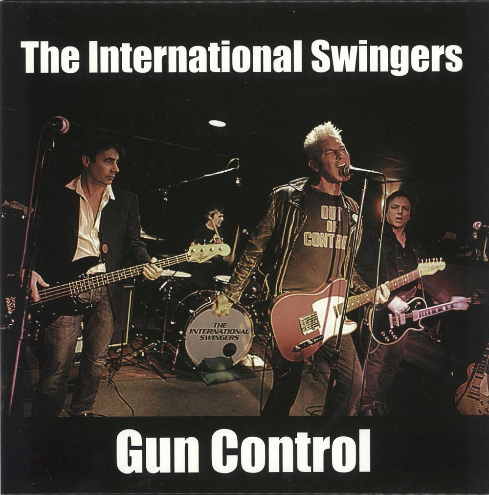 The International Swingers Gun Control - RSD16 UK Promo 7" vinyl single (7 inch record / 45) ATCR10V