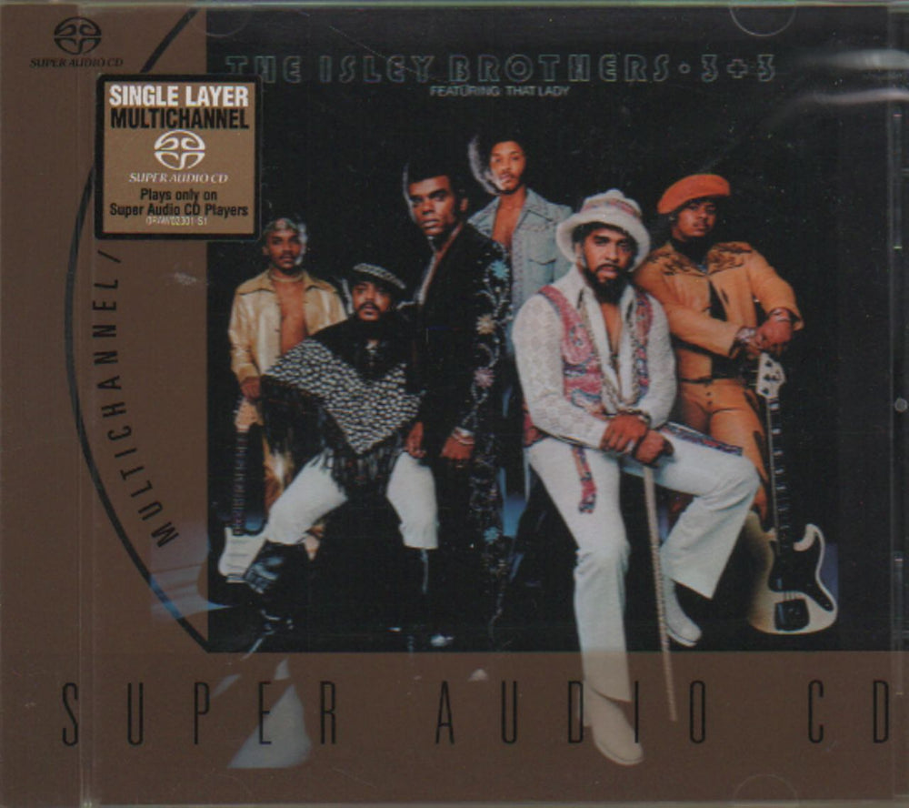 The Isley Brothers 3 + 3 (Three Plus Three) US super audio CD SACD ZS32453