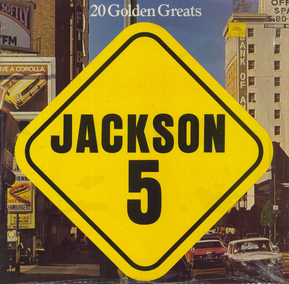 The Jackson Five 20 Golden Greats - 1st - Open Shrink UK vinyl LP album (LP record) STML12121