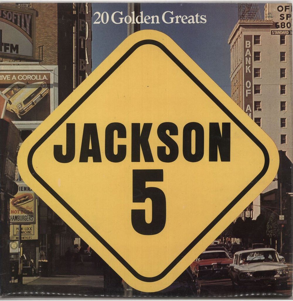 The Jackson Five 20 Golden Greats - Test Pressing UK vinyl LP album (LP record) STML12121