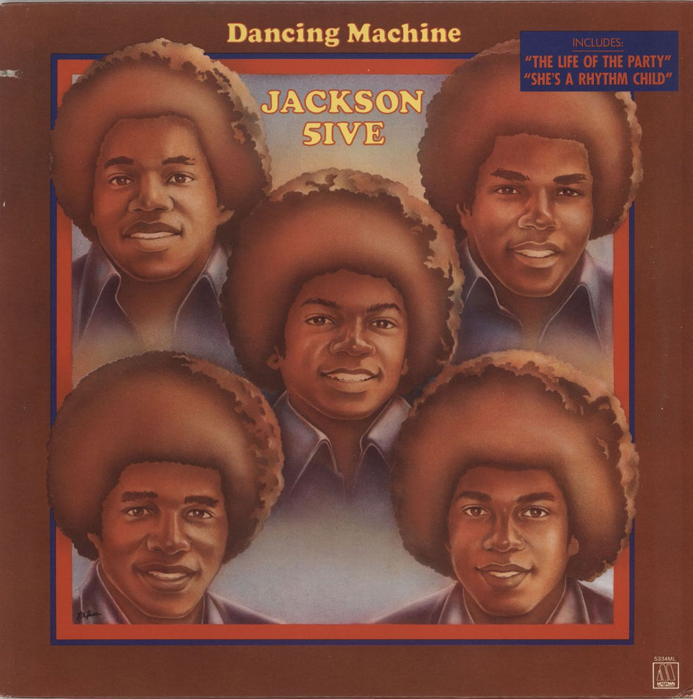 The Jackson Five Dancing Machine US vinyl LP album (LP record) 5334ML