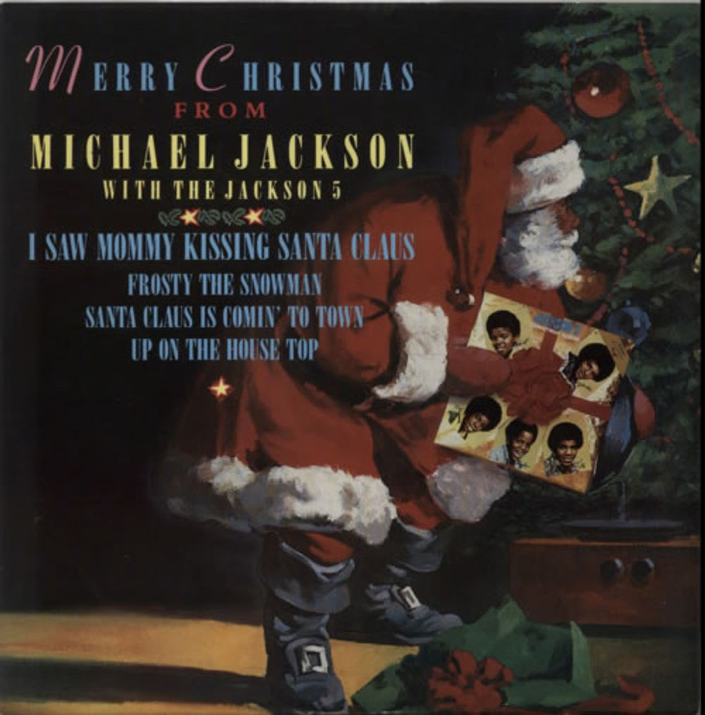 The Jackson Five Merry Christmas From Michael Jackson With The Jackson 5 UK 12" vinyl single (12 inch record / Maxi-single) ZT41656