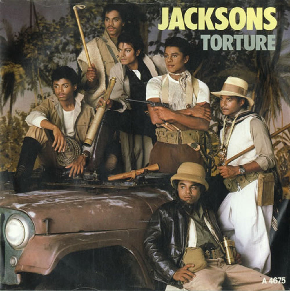 The Jackson Five Torture - Inj + P/s UK 7" vinyl single (7 inch record / 45) A4675