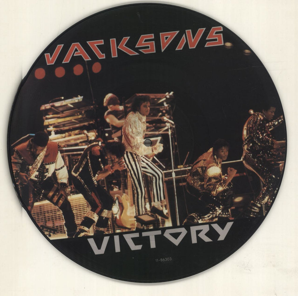 The Jackson Five Victory UK picture disc LP (vinyl picture disc album) 11-86303