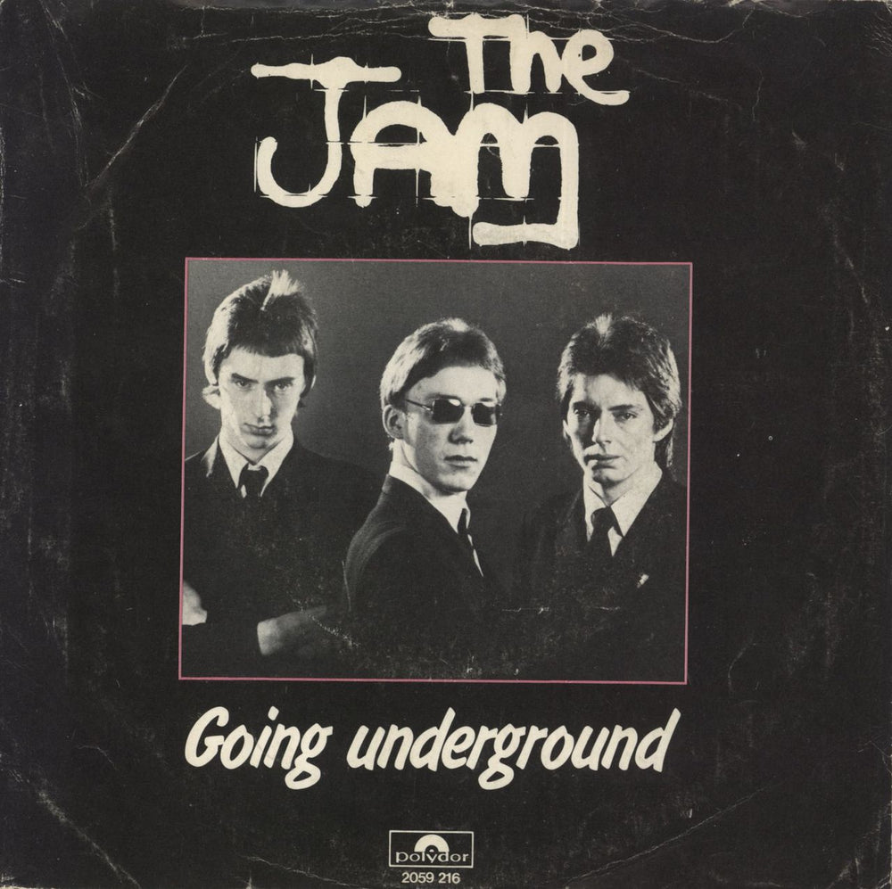 The Jam Going Underground - VG Sleeve Dutch 7" vinyl single (7 inch record / 45)