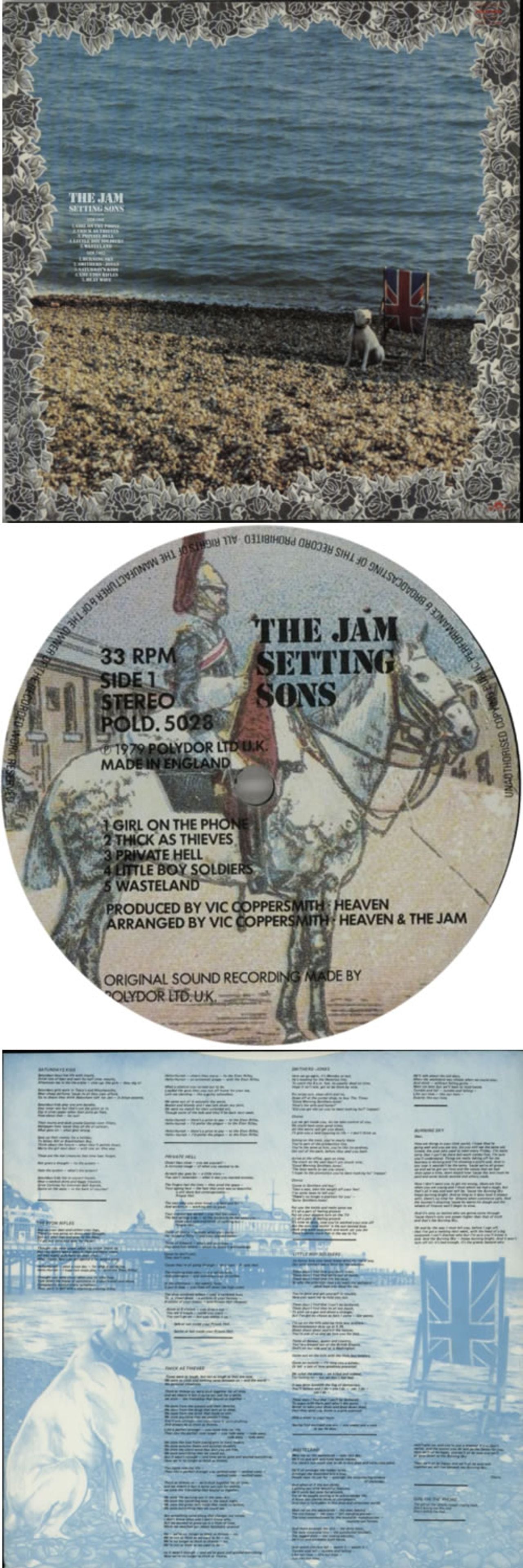 The Jam Setting Sons - 1st (a) UK Vinyl LP — RareVinyl.com