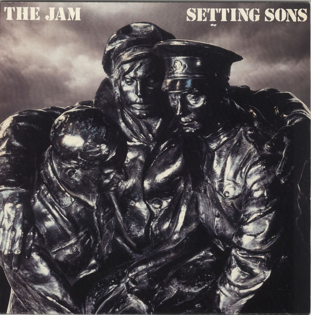 The Jam Setting Sons - 1st (a) - VG UK vinyl LP album (LP record) POLD5028