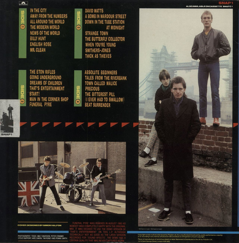 The Jam Snap! - Complete - EX UK 2-LP vinyl record set (Double LP Album)