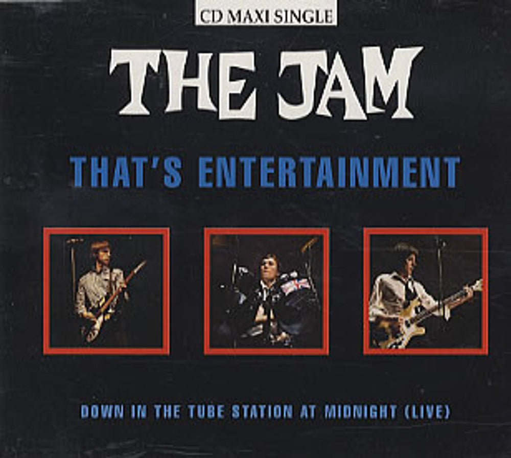 The Jam That's Entertainment UK CD single (CD5 / 5") PZCD155