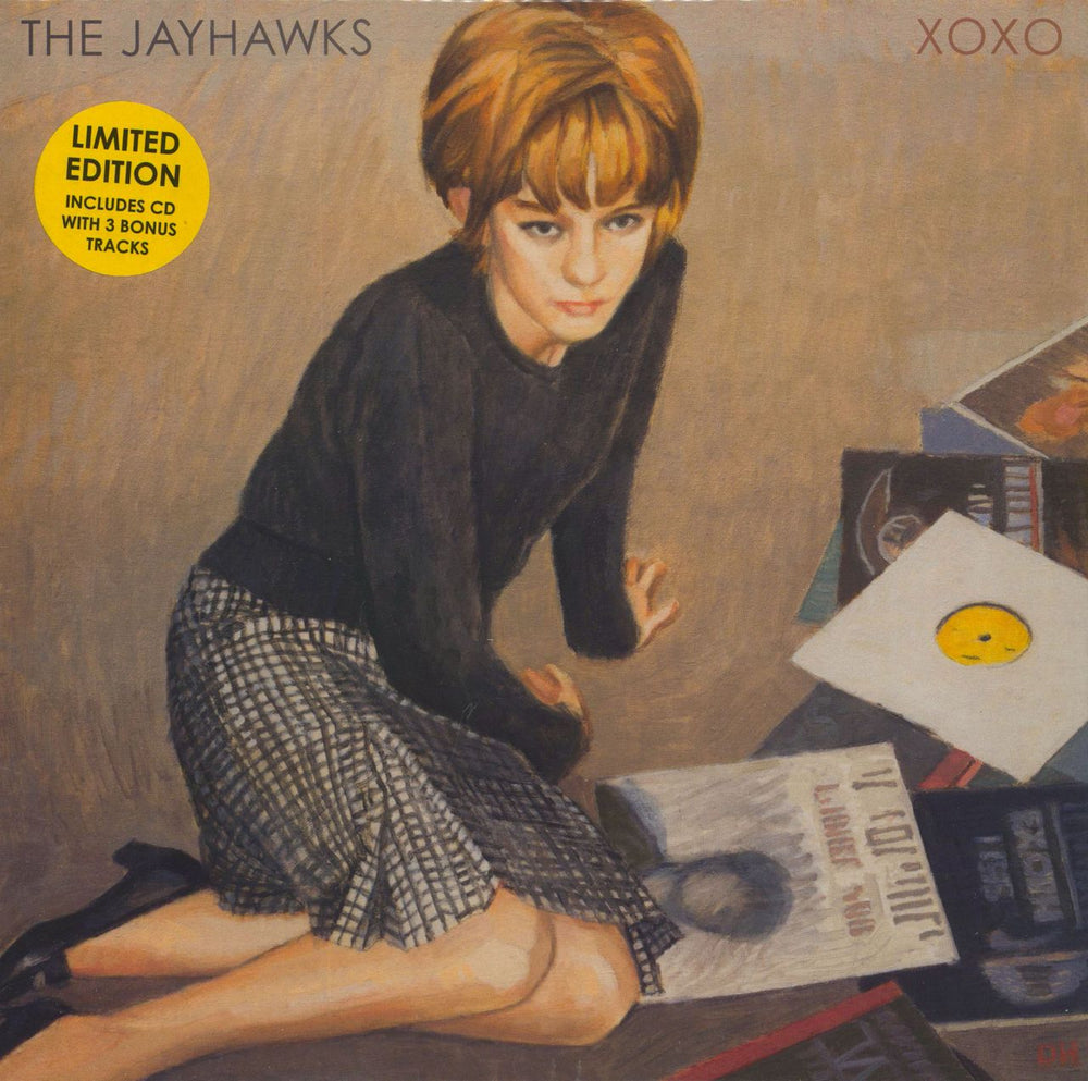 The Jayhawks XOXO + Bonus CD UK vinyl LP album (LP record) 66394LP