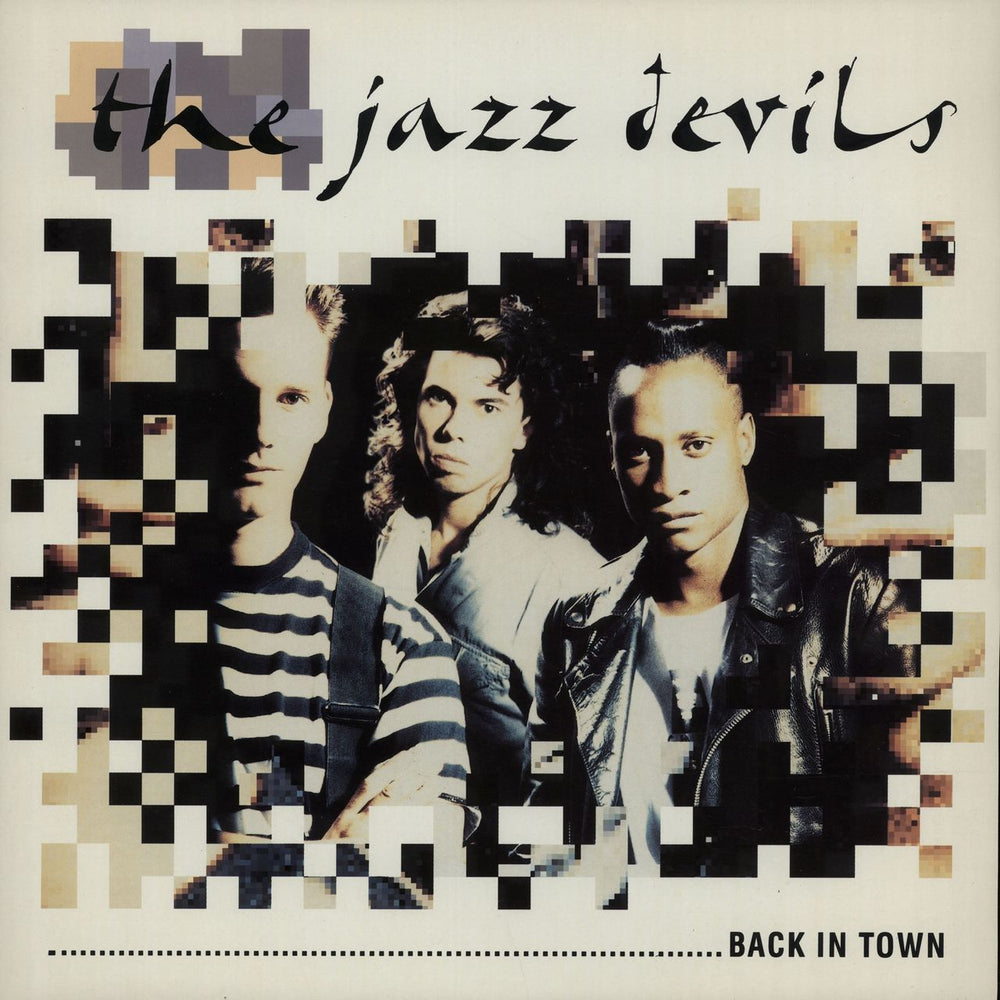 The Jazz Devils Back In Town UK 12" vinyl single (12 inch record / Maxi-single) VST1108