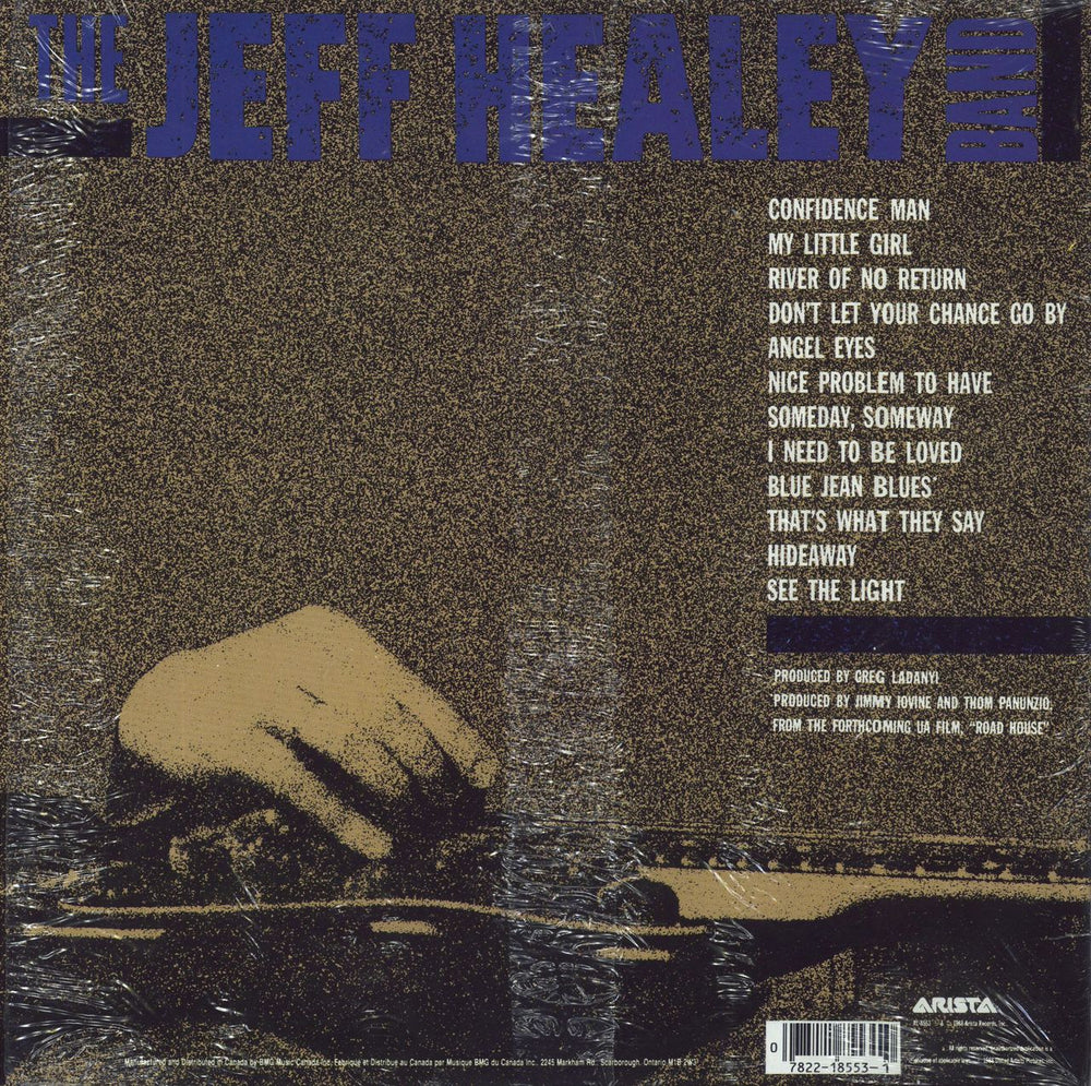 The Jeff Healey Band See The Light Canadian vinyl LP album (LP record) 07822185531