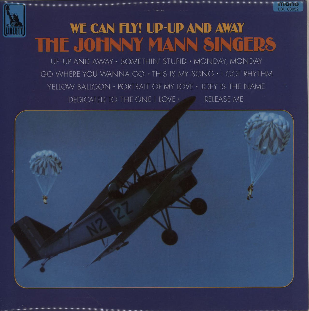 The Johnny Mann Singers We Can Fly! Up-Up And Away UK vinyl LP album (LP record) LBL83052