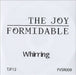 The Joy Formidable Whirring UK Promo CD-R acetate CD-R ACETATE