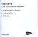 The Keys Love Your Sons And Daughters UK Promo CD-R acetate CD-R ACETATE