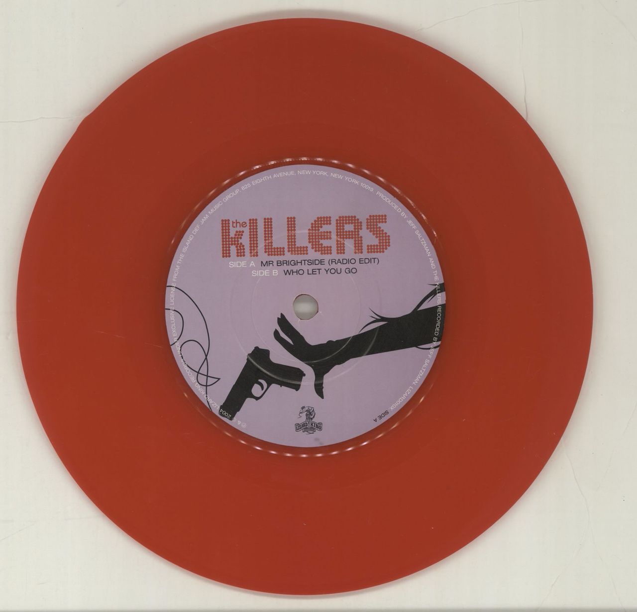 The Killers Mr Brightside - Red Vinyl + Poster UK 7