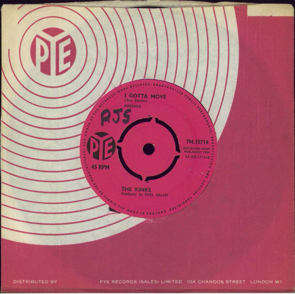 The Kinks All Day And All Of The Night - 4pr UK 7" vinyl single (7 inch record / 45) 7N.15714