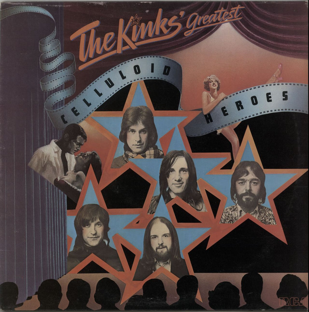 The Kinks Celluloid Heroes: The Kinks' Greatest UK vinyl LP album (LP record) RS1059