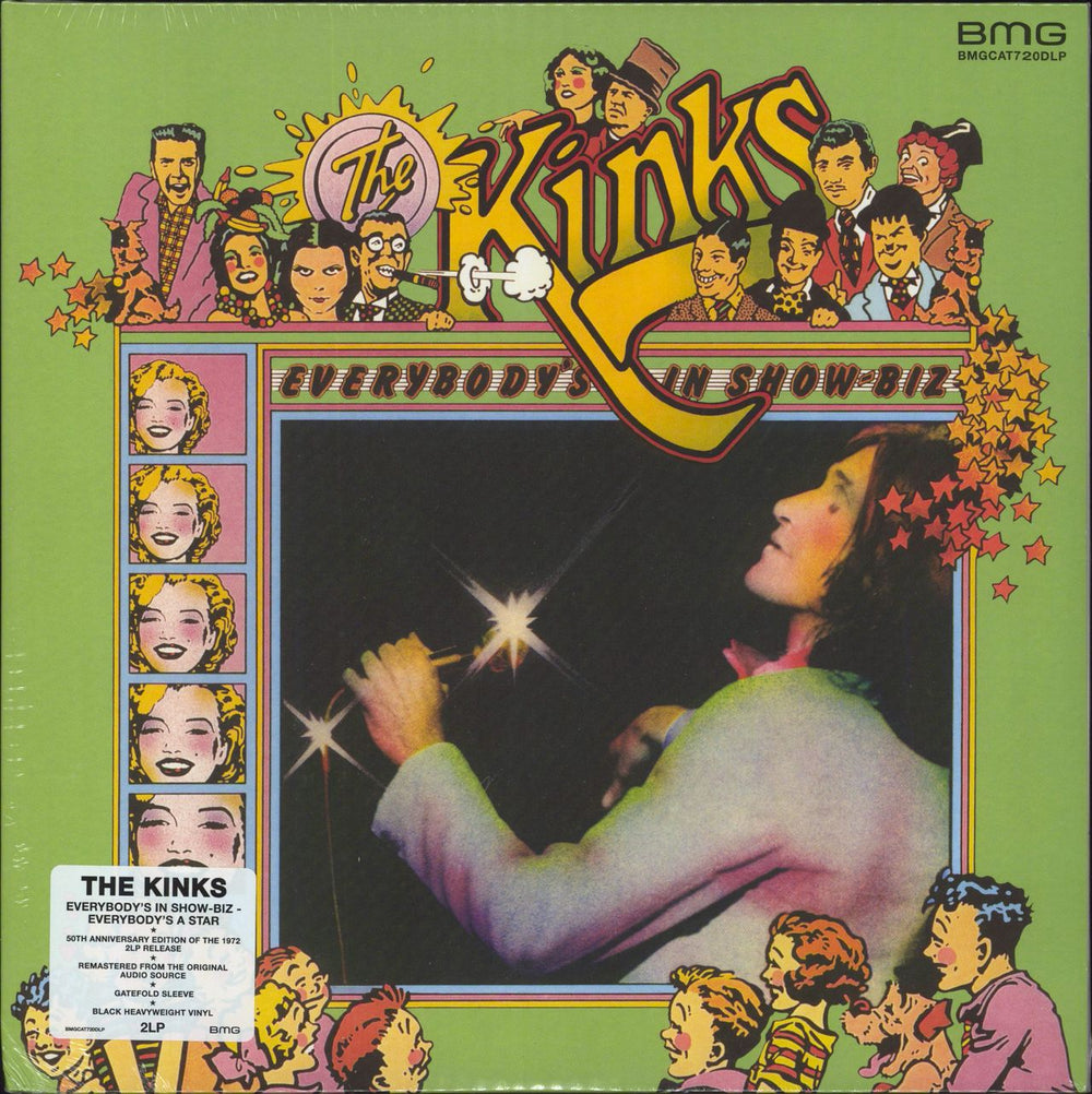 The Kinks Everybody's In Showbiz - Everybody's A Star: 50th Anniversary - 180gm Vinyl - Sealed UK 2-LP vinyl record set (Double LP Album) BMGCAT720DLP