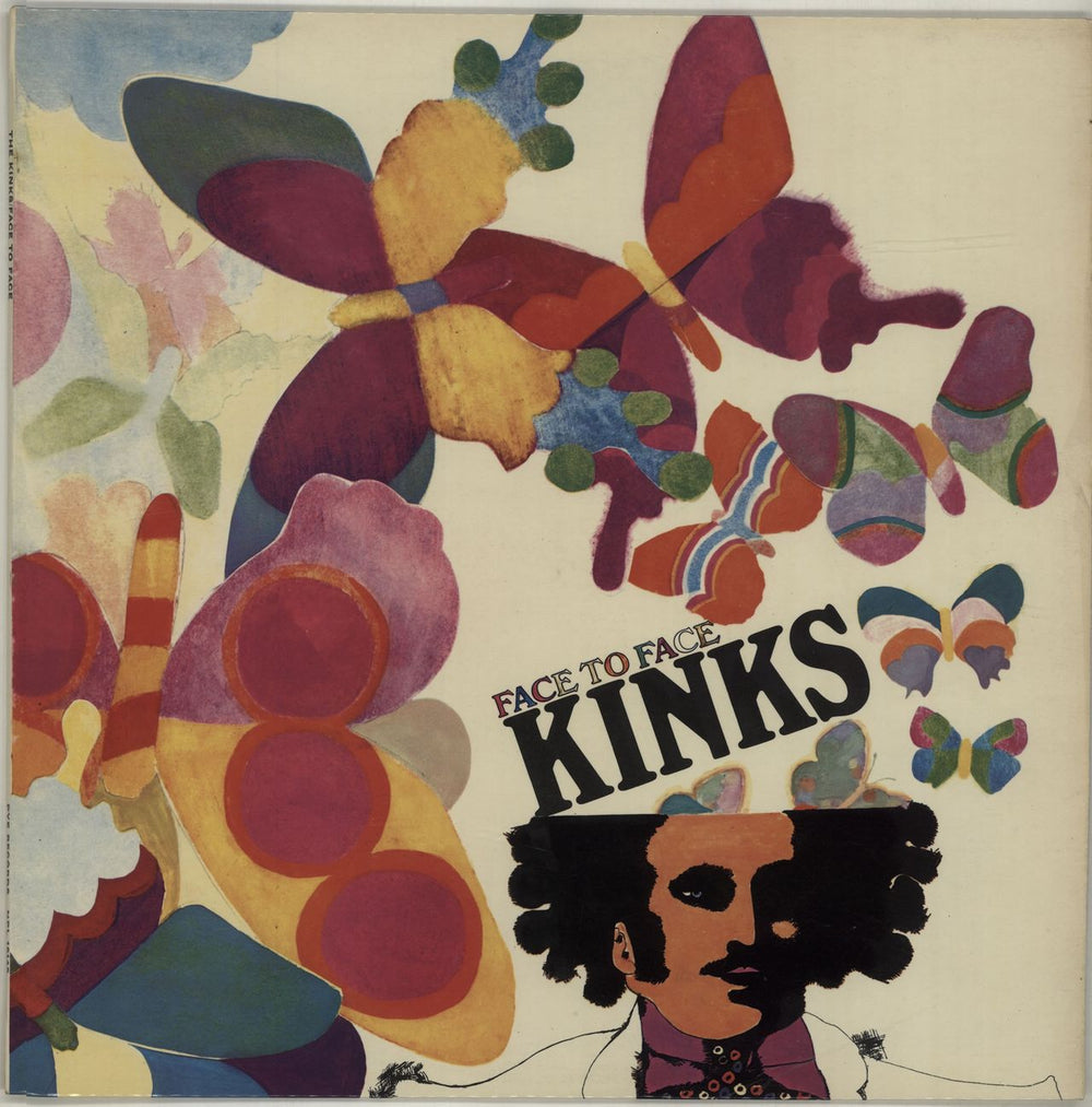 The Kinks Face To Face - 1st - VG UK vinyl LP album (LP record) NPL18149