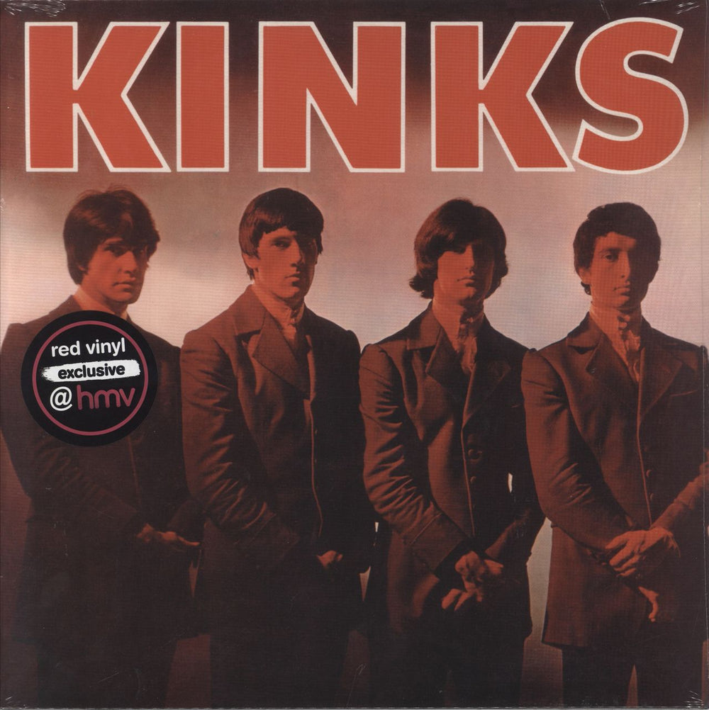 The Kinks Kinks - Red Vinyl - Sealed UK vinyl LP album (LP record) 538613751