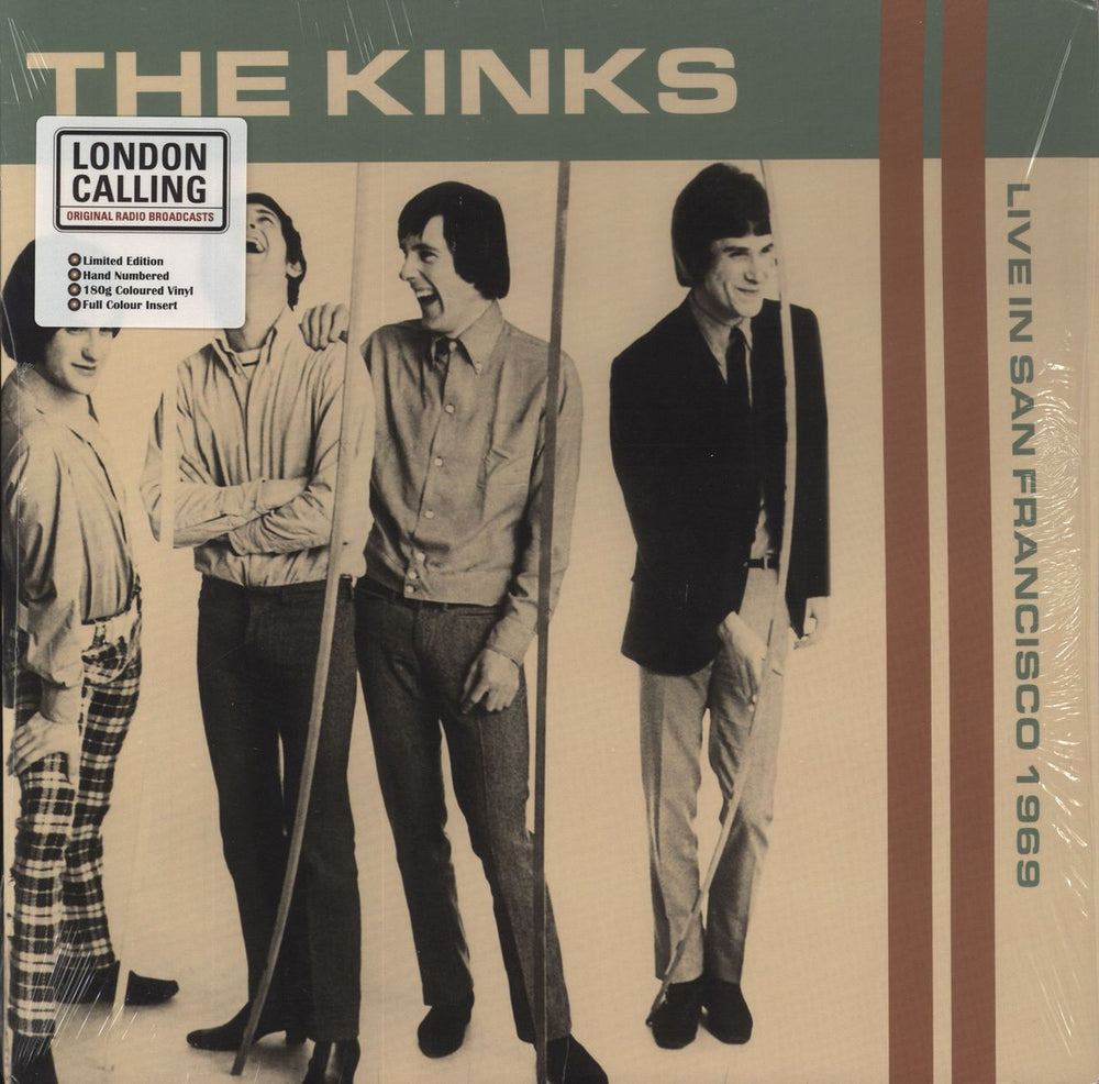 The Kinks Live In San Francisco 1969 UK vinyl LP album (LP record) LCLPC5055