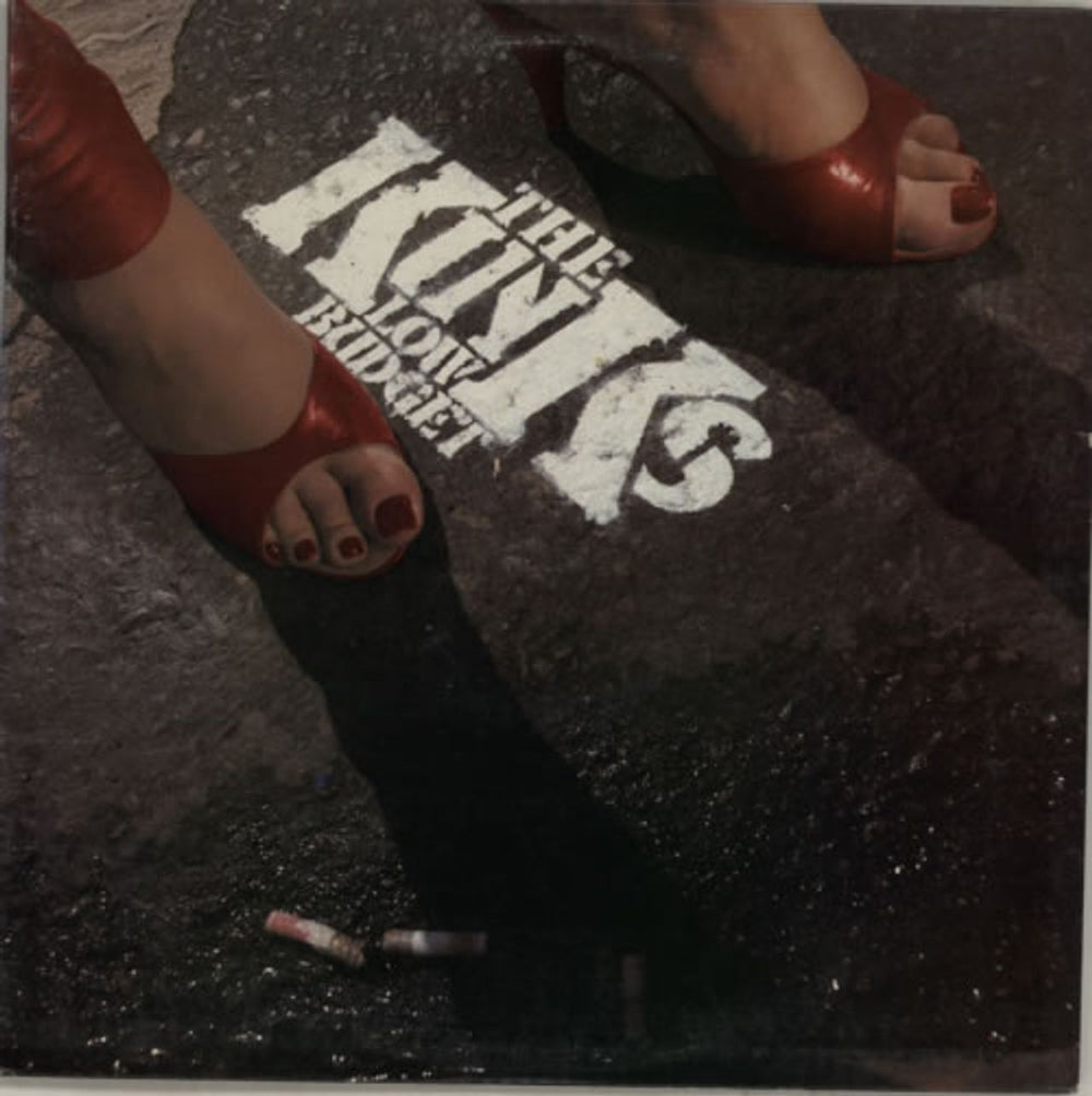 The Kinks Low Budget US vinyl LP album (LP record) AB4240