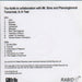 The Knife In Collaboration With Mt. Sims And Planningtorock – Tomorrow, In A Year UK Promo CD-R acetate TKFCRIN634156