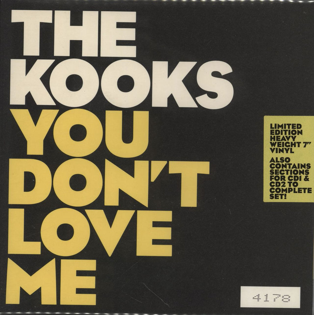 The Kooks You Don't Love Me - Sealed UK 7" vinyl single (7 inch record / 45) VS1910