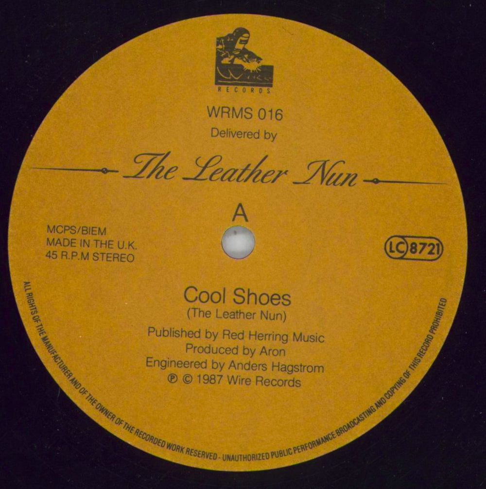 The Leather Nun Cool Shoes UK 12" vinyl single (12 inch record / Maxi-single) LNU12CO819786