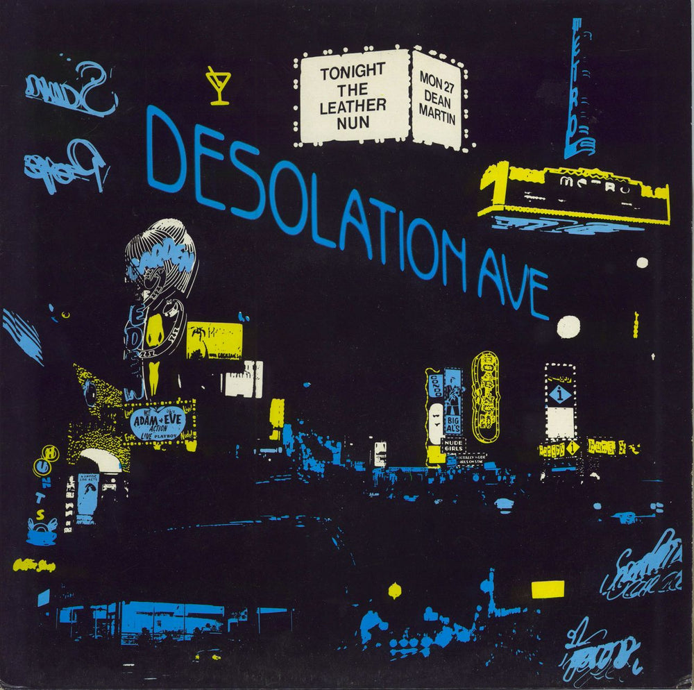 The Leather Nun Desolation Avenue UK 12" vinyl single (12 inch record / Maxi-single) WRMS007