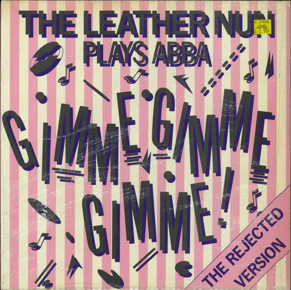 The Leather Nun Gimme Gimme Gimme (The Rejected Version) UK 12" vinyl single (12 inch record / Maxi-single) WRXS009