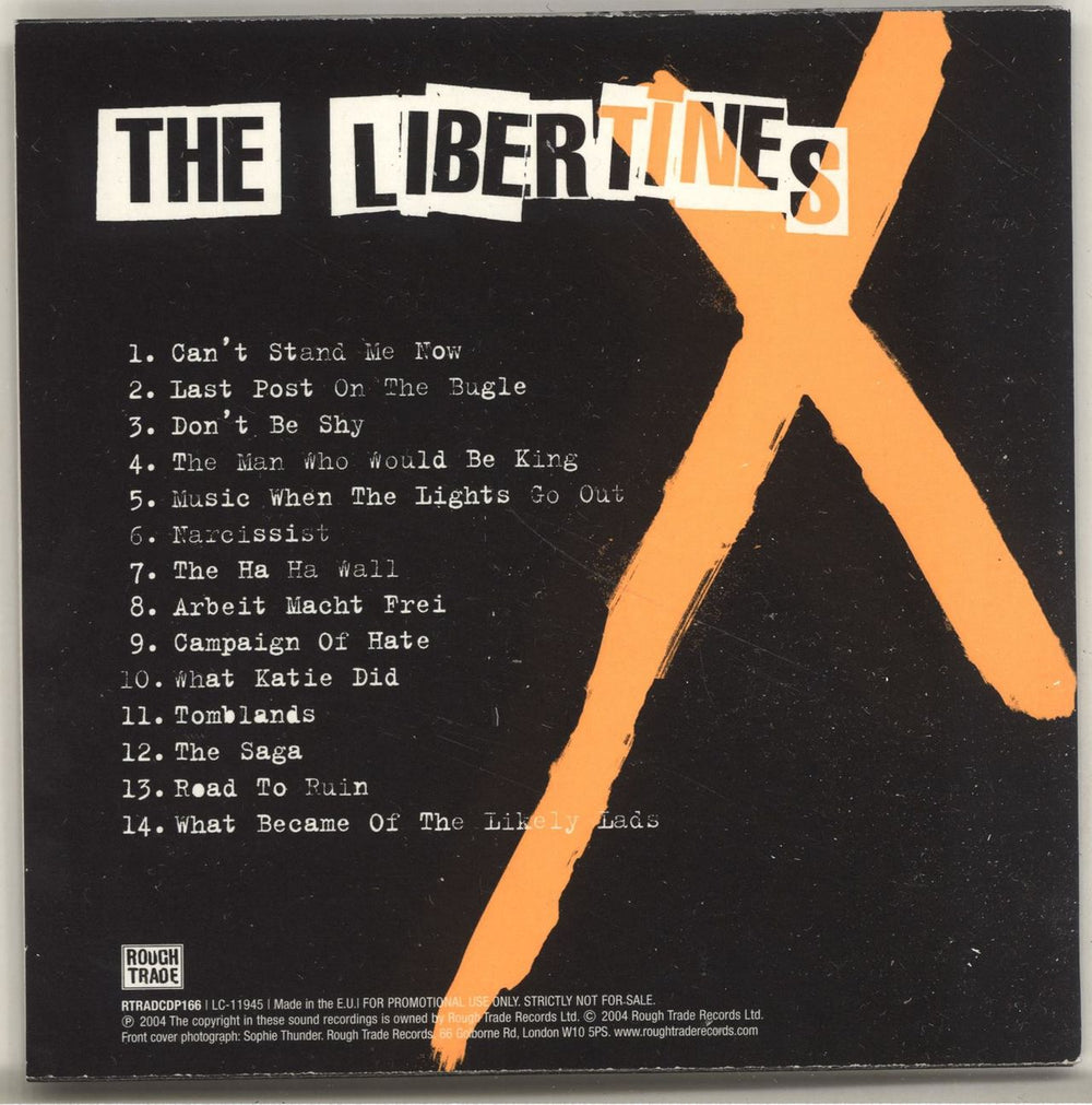 The Libertines The Libertines CD + PR UK Promo CD album (CDLP) TLBCDTH697555