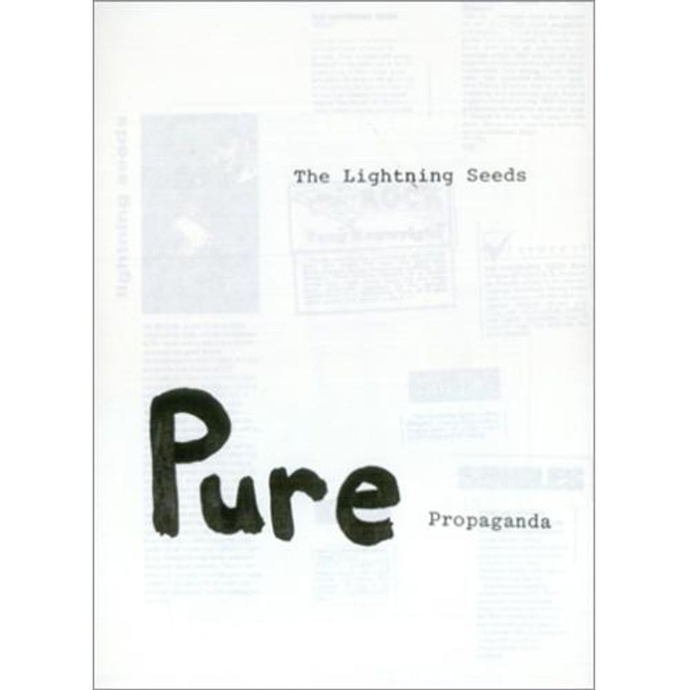 The Lightning Seeds Pure Propaganda UK Promo magazine PROMO BOOKLET