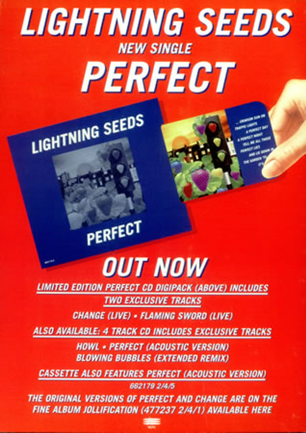 The Lightning Seeds Set Of Counter Displays UK Promo display COUNTER DISPLAYS