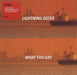 The Lightning Seeds What You Say - CD 1 & CD 2 UK 2-CD single set (Double CD single) 665357-5/2